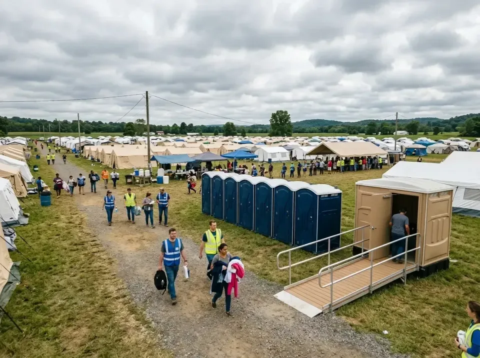 disaster-relief-camp-restrooms-010 — frequently asked questions, Dumpster & Portable Bathrooms Rental in Eagleton Village, TN
